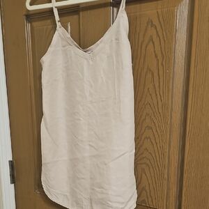 Chic Silky Blush Spaghetti Strap Top